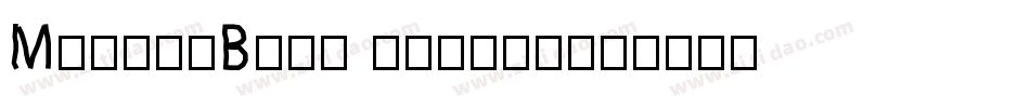 MisterBass hollow字体转换